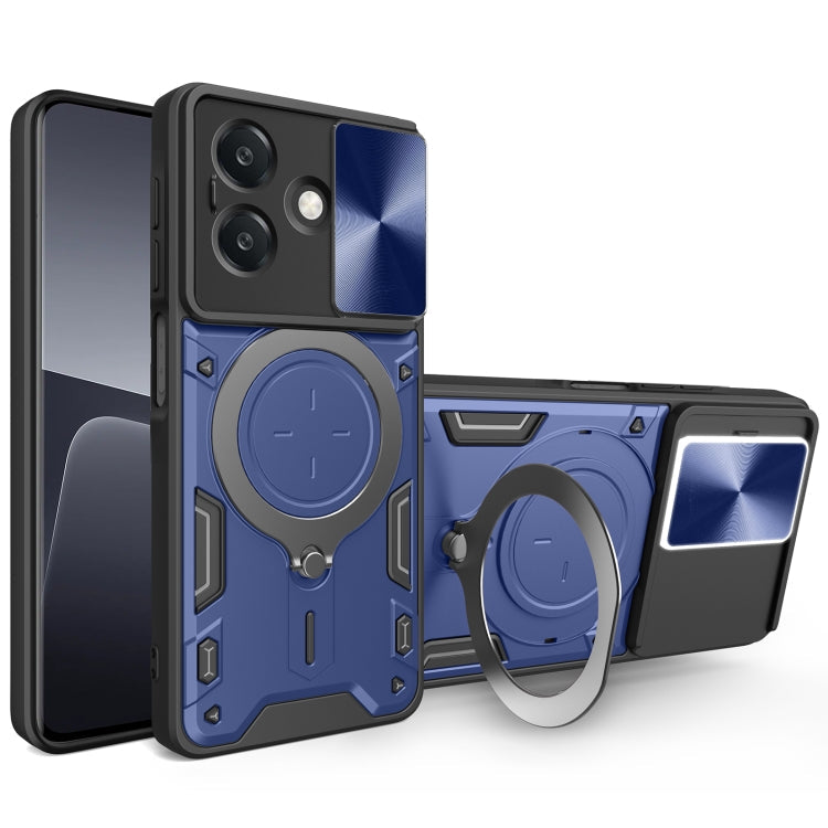 CD Texture Sliding Camshield Magnetic Holder Phone Case, For OPPO A5 Pro 5G Global, For OPPO Find X8, For OPPO A3x 5G India / A3x 4G, For OPPO Reno12 F 5G Global