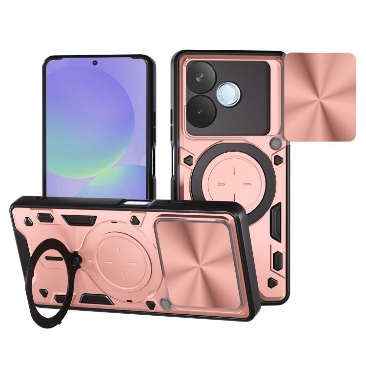 CD Texture Sliding Camshield Magnetic Holder Phone Case, For OPPO A5 Pro 5G Global, For OPPO Find X8, For OPPO A3x 5G India / A3x 4G, For OPPO Reno12 F 5G Global