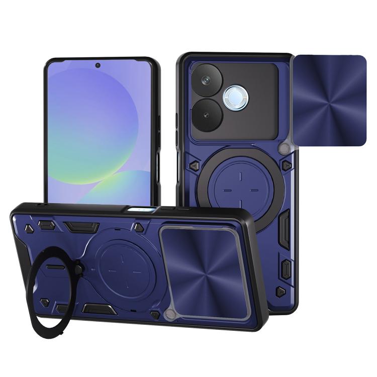 CD Texture Sliding Camshield Magnetic Holder Phone Case, For OPPO A5 Pro 5G Global, For OPPO Find X8, For OPPO A3x 5G India / A3x 4G, For OPPO Reno12 F 5G Global