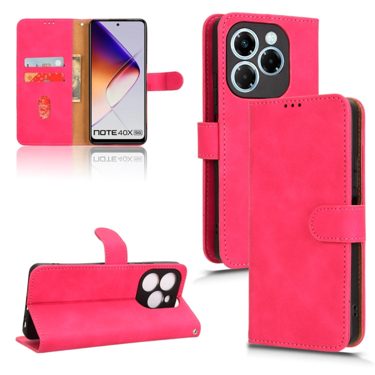 Skin Feel Magnetic Flip Leather Phone Case, For Infinix Hot 50 5G, For Infinix Zero 40 4G, For Infinix Zero 40 5G, For Infinix Note 40X 5G