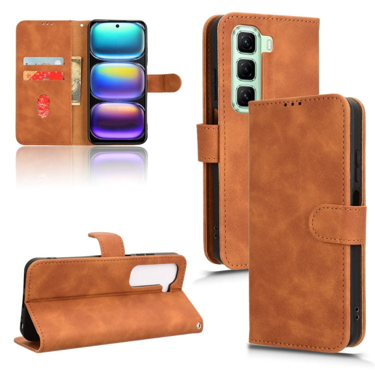 Skin Feel Magnetic Flip Leather Phone Case, For Infinix Hot 50 Pro, For Infinix Hot 50i / Smart 9, For Infinix Hot 50 Pro+, For Infinix Hot 50 4G