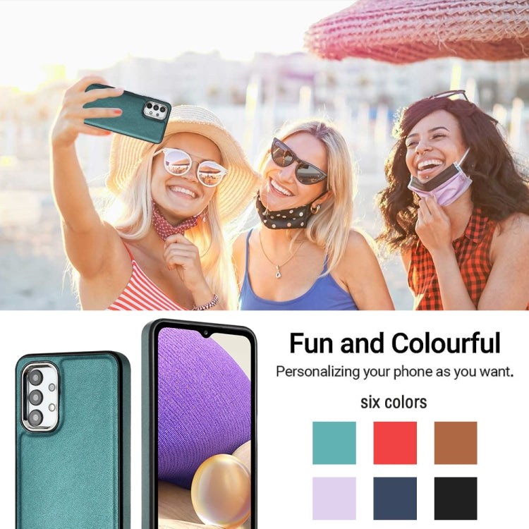 Leather Texture Full Coverage Phone Case, For Samsung Galaxy A32 5G