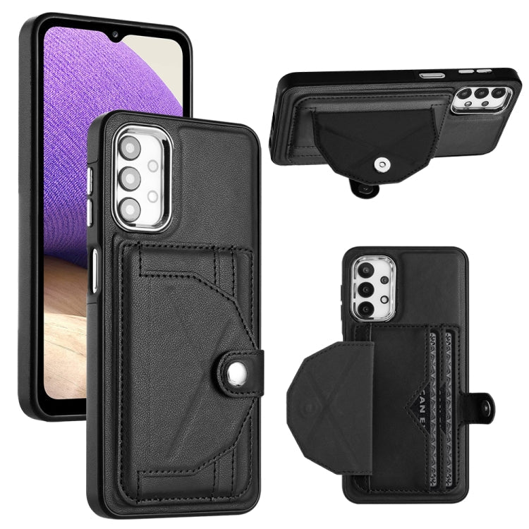Shockproof Leather Phone Case with Card Holder, For Samsung Galaxy A23 4G / F23 5G / M23 5G, For Samsung Galaxy A53 5G, For Samsung Galaxy A73 5G, For Samsung Galaxy A33 5G