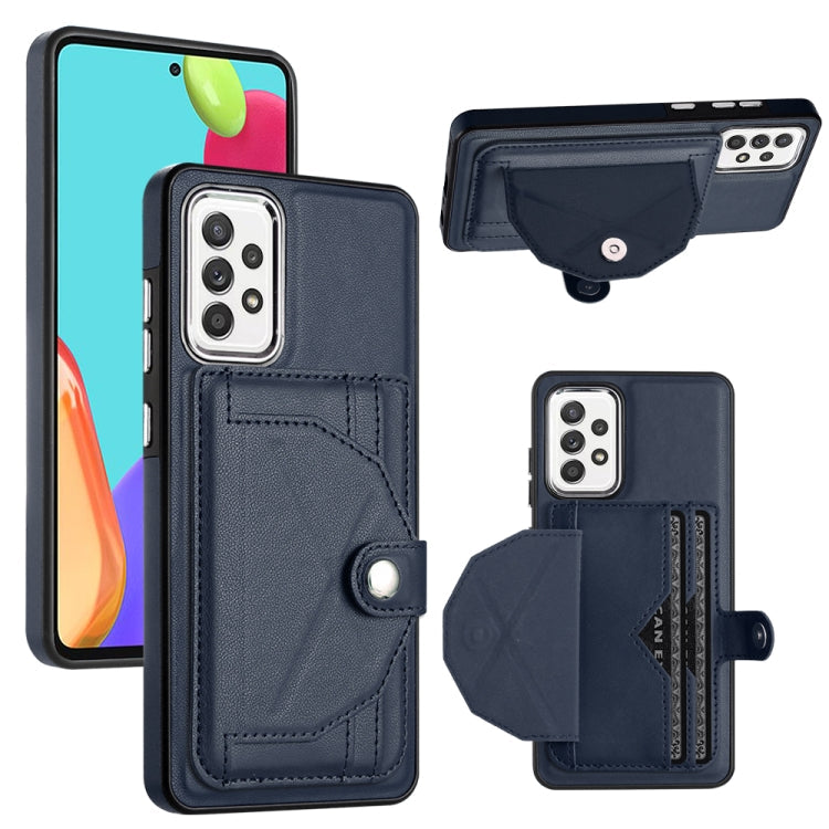 Shockproof Leather Phone Case with Card Holder, For Samsung Galaxy A23 4G / F23 5G / M23 5G, For Samsung Galaxy A53 5G, For Samsung Galaxy A73 5G, For Samsung Galaxy A33 5G