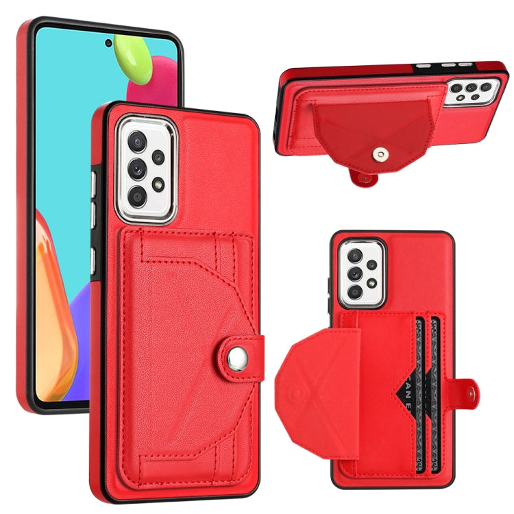 Shockproof Leather Phone Case with Card Holder, For Samsung Galaxy A23 4G / F23 5G / M23 5G, For Samsung Galaxy A53 5G, For Samsung Galaxy A73 5G, For Samsung Galaxy A33 5G