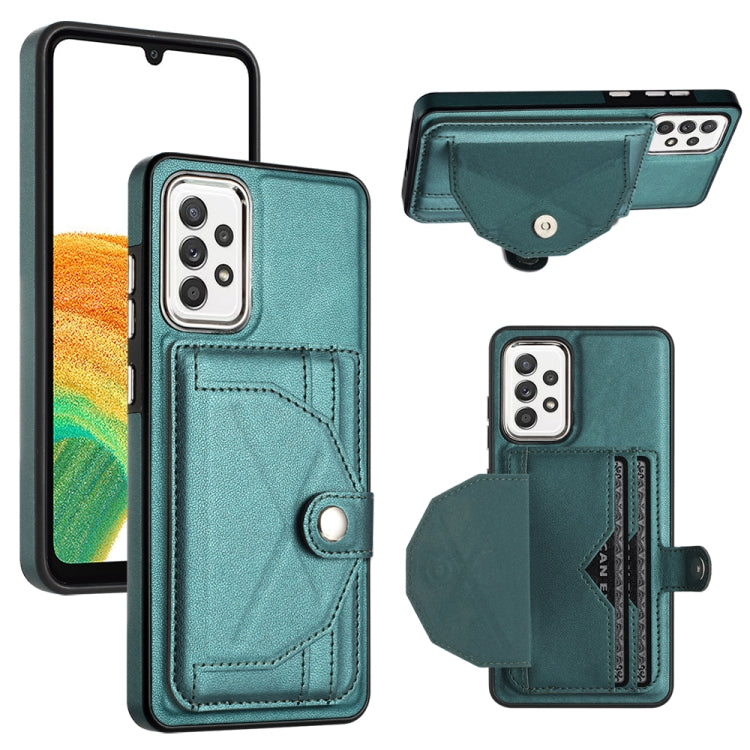 Shockproof Leather Phone Case with Card Holder, For Samsung Galaxy A23 4G / F23 5G / M23 5G, For Samsung Galaxy A53 5G, For Samsung Galaxy A73 5G, For Samsung Galaxy A33 5G