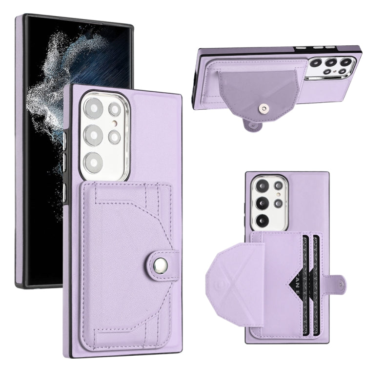 Shockproof Leather Phone Case with Card Holder, For Samsung Galaxy A13 4G, For Samsung Galaxy S22 Ultra 5G, For Samsung Galaxy S22+ 5G, For Samsung Galaxy S22 5G