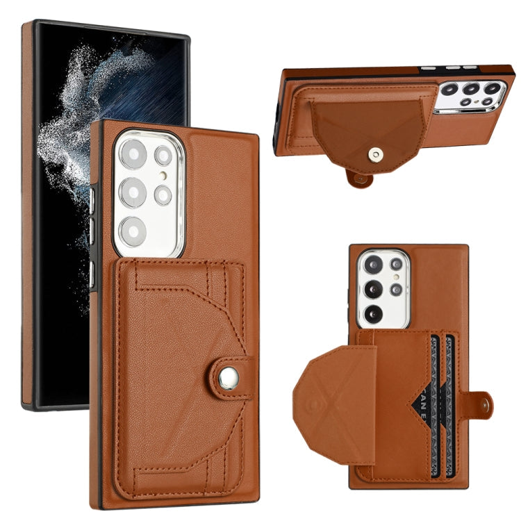 Shockproof Leather Phone Case with Card Holder, For Samsung Galaxy A13 4G, For Samsung Galaxy S22 Ultra 5G, For Samsung Galaxy S22+ 5G, For Samsung Galaxy S22 5G