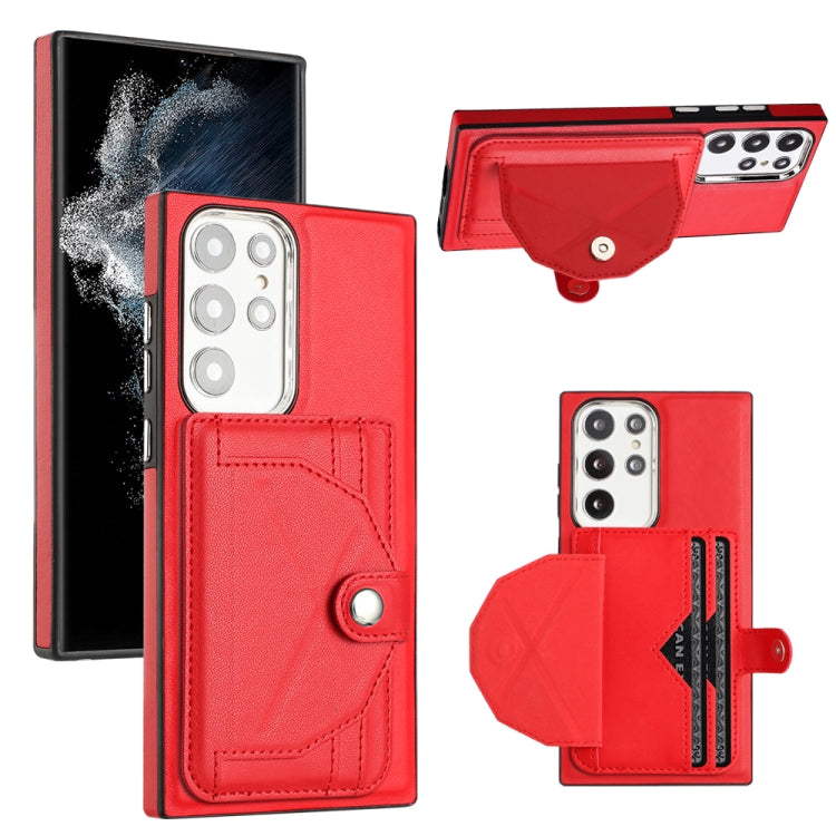 Shockproof Leather Phone Case with Card Holder, For Samsung Galaxy A13 4G, For Samsung Galaxy S22 Ultra 5G, For Samsung Galaxy S22+ 5G, For Samsung Galaxy S22 5G