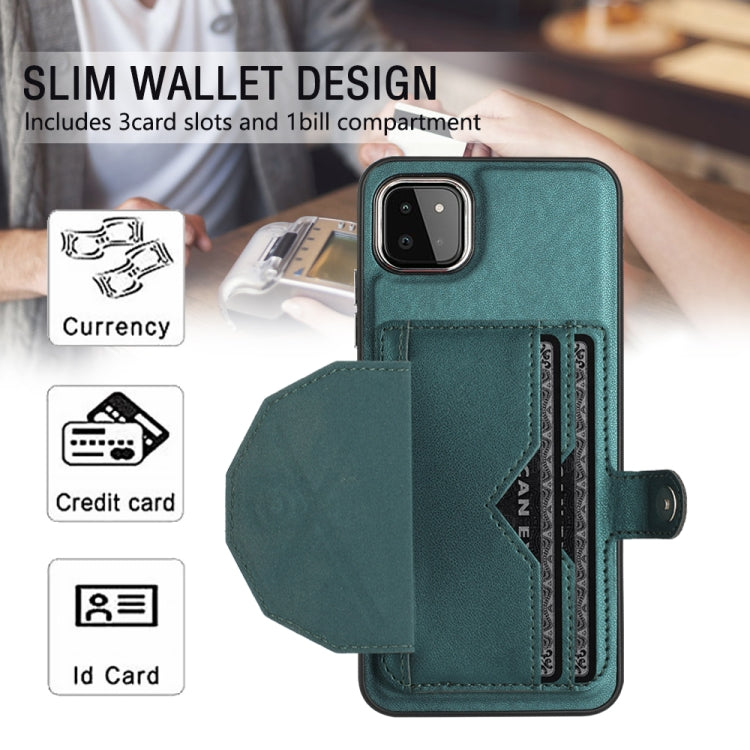 Shockproof Leather Phone Case with Card Holder, For Samsung Galaxy A22 5G, For Samsung Galaxy S21 FE 5G, For Samsung Galaxy A32 4G, For Samsung Galaxy A72 4G / A72 5G
