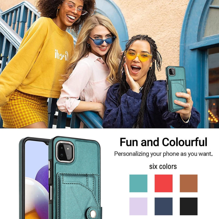 Shockproof Leather Phone Case with Card Holder, For Samsung Galaxy A22 5G, For Samsung Galaxy S21 FE 5G, For Samsung Galaxy A32 4G, For Samsung Galaxy A72 4G / A72 5G