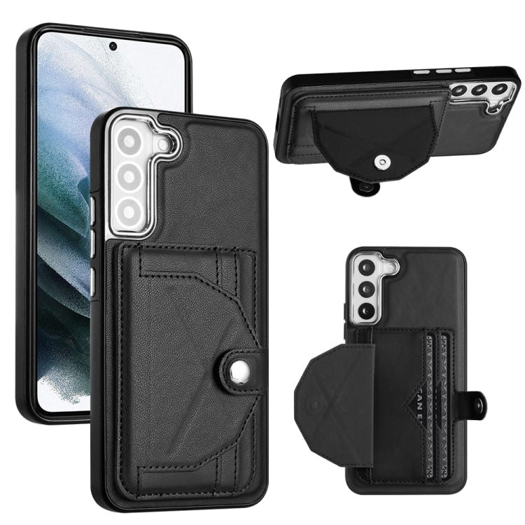 Shockproof Leather Phone Case with Card Holder, For Samsung Galaxy A22 5G, For Samsung Galaxy S21 FE 5G, For Samsung Galaxy A32 4G, For Samsung Galaxy A72 4G / A72 5G