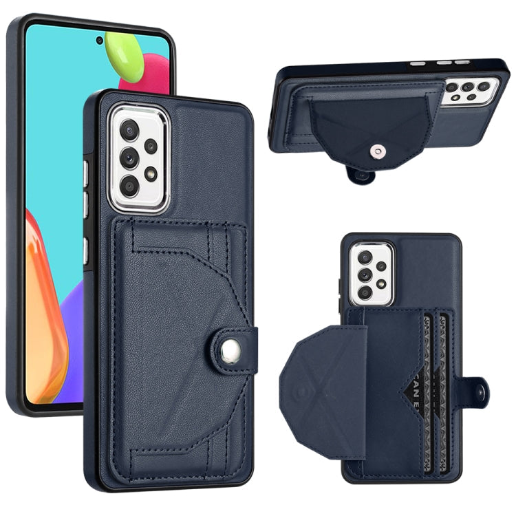 Shockproof Leather Phone Case with Card Holder, For Samsung Galaxy A22 5G, For Samsung Galaxy S21 FE 5G, For Samsung Galaxy A32 4G, For Samsung Galaxy A72 4G / A72 5G