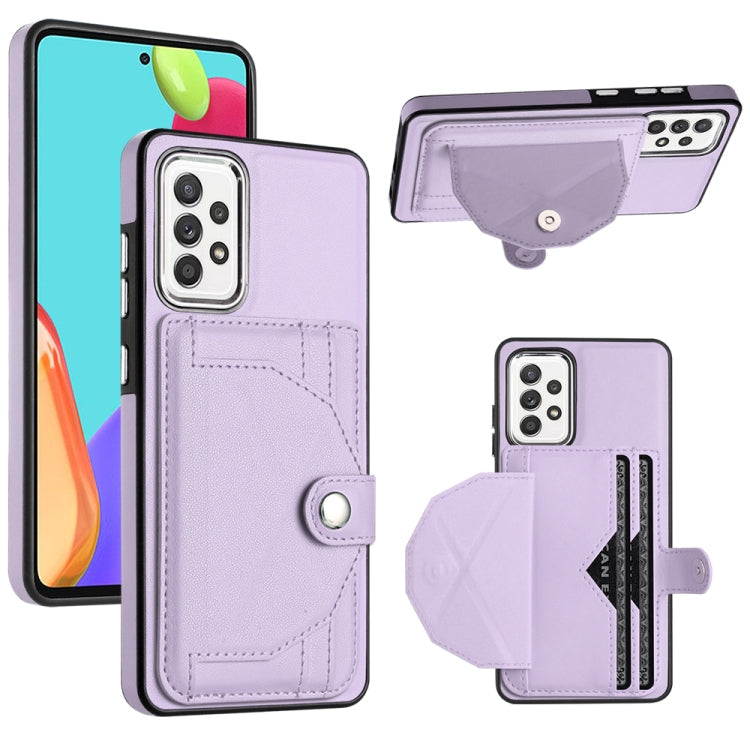 Shockproof Leather Phone Case with Card Holder, For Samsung Galaxy A22 5G, For Samsung Galaxy S21 FE 5G, For Samsung Galaxy A32 4G, For Samsung Galaxy A72 4G / A72 5G