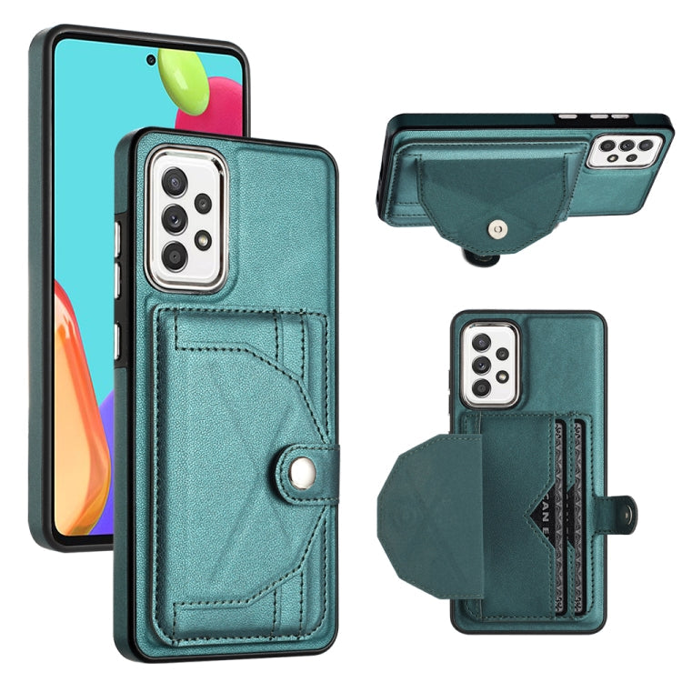 Shockproof Leather Phone Case with Card Holder, For Samsung Galaxy A22 5G, For Samsung Galaxy S21 FE 5G, For Samsung Galaxy A32 4G, For Samsung Galaxy A72 4G / A72 5G