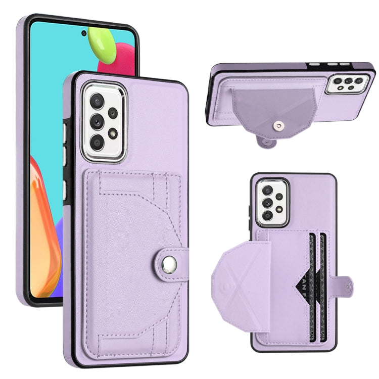 Shockproof Leather Phone Case with Card Holder, For Samsung Galaxy A22 5G, For Samsung Galaxy S21 FE 5G, For Samsung Galaxy A32 4G, For Samsung Galaxy A72 4G / A72 5G