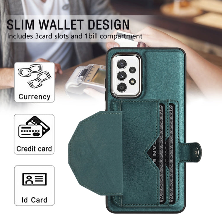 Shockproof Leather Phone Case with Card Holder, For Samsung Galaxy A52 4G / A52 5G, For Samsung Galaxy A12 4G / M12, For Samsung Galaxy A32 5G