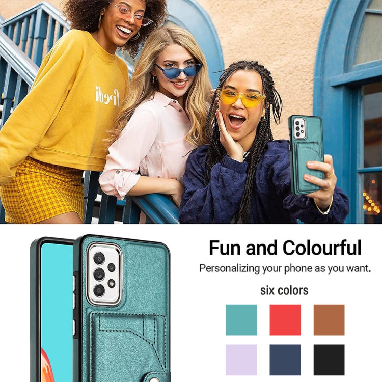 Shockproof Leather Phone Case with Card Holder, For Samsung Galaxy A52 4G / A52 5G, For Samsung Galaxy A12 4G / M12, For Samsung Galaxy A32 5G