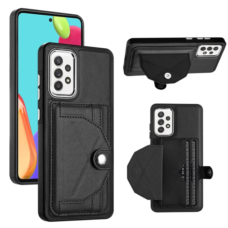 Shockproof Leather Phone Case with Card Holder, For Samsung Galaxy A52 4G / A52 5G, For Samsung Galaxy A12 4G / M12, For Samsung Galaxy A32 5G