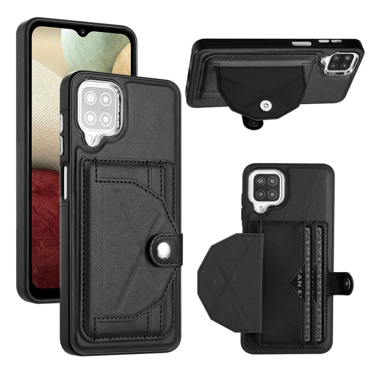 Shockproof Leather Phone Case with Card Holder, For Samsung Galaxy A52 4G / A52 5G, For Samsung Galaxy A12 4G / M12, For Samsung Galaxy A32 5G