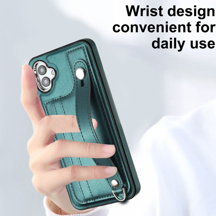 Shockproof Leather Phone Case with Wrist Strap, For Samsung Galaxy A04E / F04 / M04, For Samsung Galaxy A14 4G / A14 5G, For Samsung Galaxy A34 5G, For Samsung Galaxy A54 5G