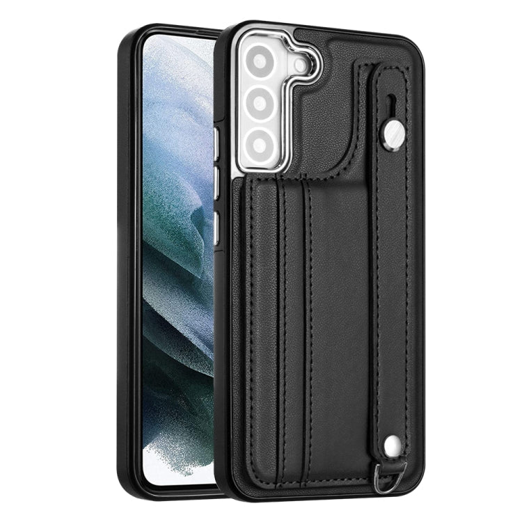 Shockproof Leather Phone Case with Wrist Strap, For Samsung Galaxy S23 Ultra, For Samsung Galaxy S23, For Samsung Galaxy A04 4G, For Samsung Galaxy A13 5G / A04S / M13 5G