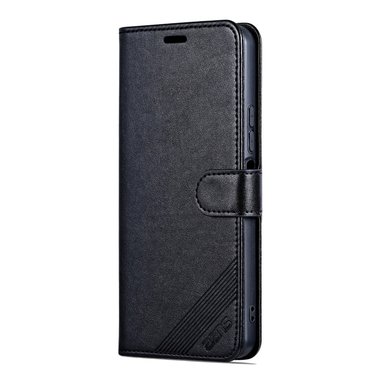For Honor Play 50 / 50m 5G AZNS Sheepskin Texture Flip Leather Phone Case(Black)