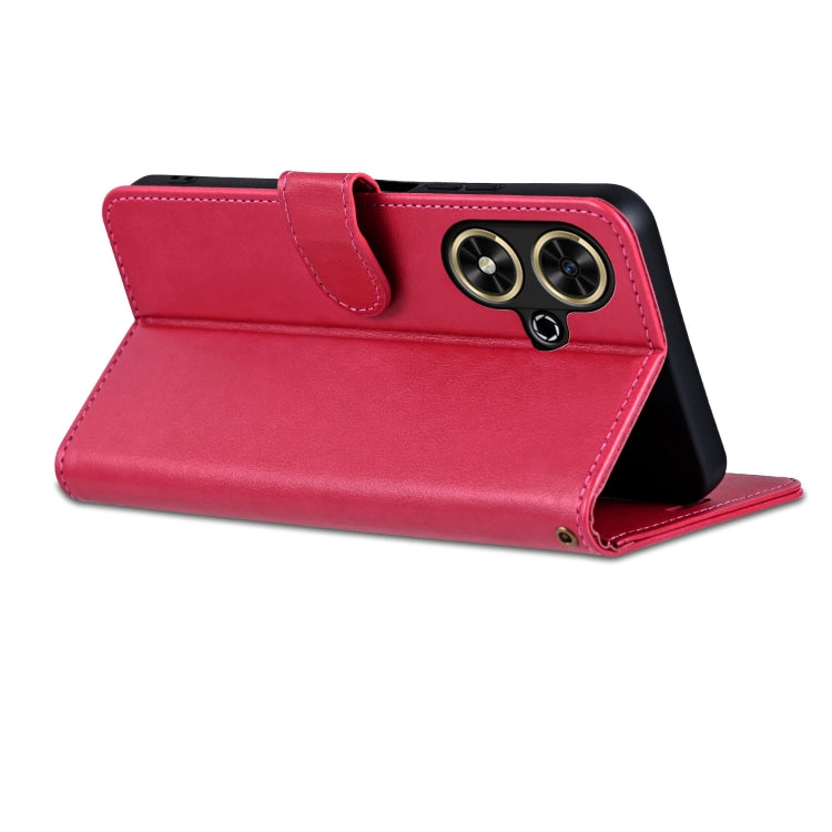 For Honor Play 50 / 50m 5G AZNS Sheepskin Texture Flip Leather Phone Case(Red)