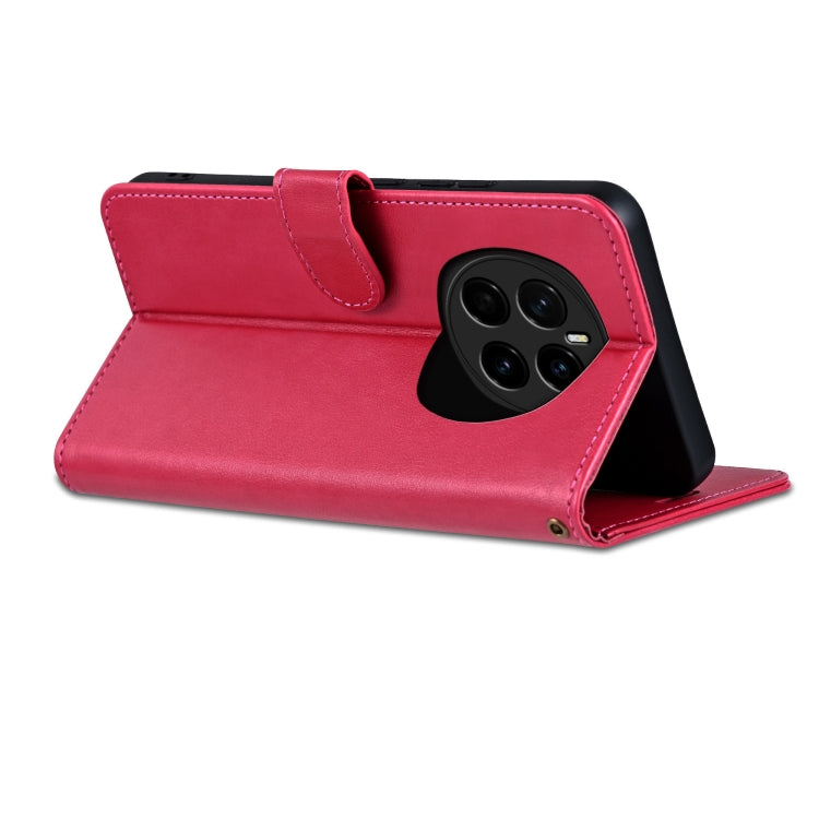For Honor Magic7 AZNS Sheepskin Texture Flip Leather Phone Case(Red)