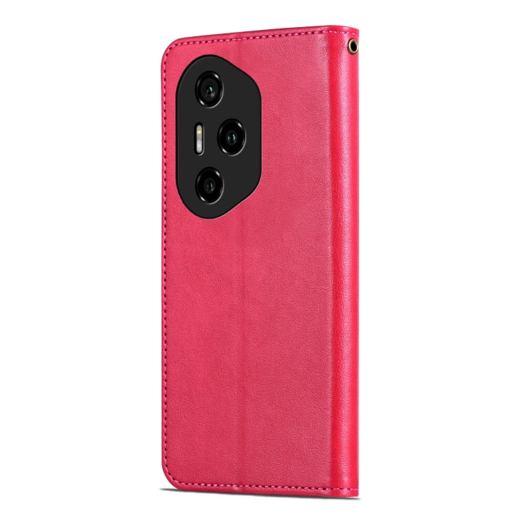 For Honor 300 Pro AZNS Sheepskin Texture Flip Leather Phone Case(Red)