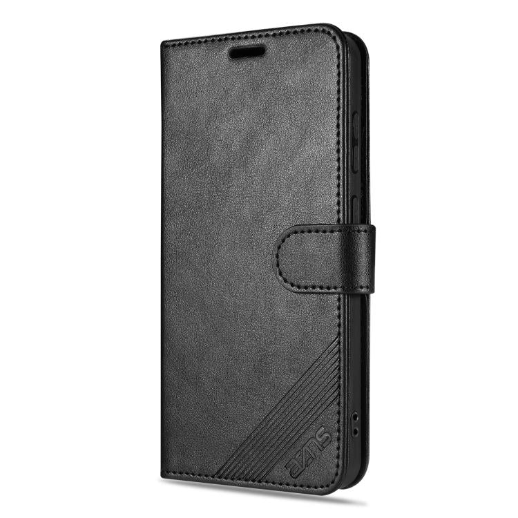 For Honor 400 Pro Global 160.8mm AZNS Sheepskin Texture Flip Leather Phone Case(Black)