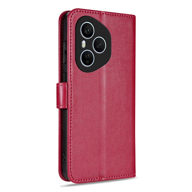 For Honor 400 Pro Global 160.8mm AZNS Sheepskin Texture Flip Leather Phone Case(Red)
