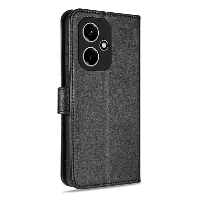 For Honor 400 Global 156.5mm AZNS Sheepskin Texture Flip Leather Phone Case(Black)