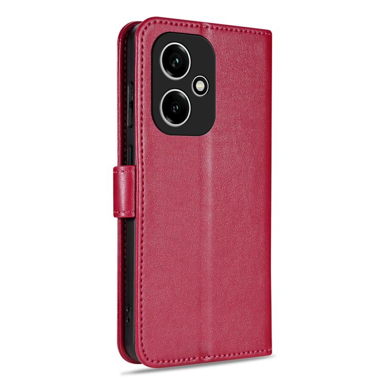 For Honor 400 Global 156.5mm AZNS Sheepskin Texture Flip Leather Phone Case(Red)