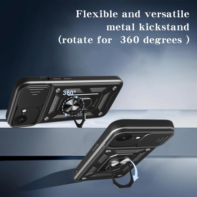Sliding Camera Cover Design TPU+PC Phone Case, For iPhone 17e / 16e, For iPhone 17 Pro Max, For iPhone 17 Pro