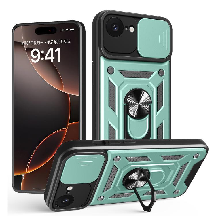 Sliding Camera Cover Design TPU+PC Phone Case, For iPhone 17e / 16e, For iPhone 17 Pro Max, For iPhone 17 Pro