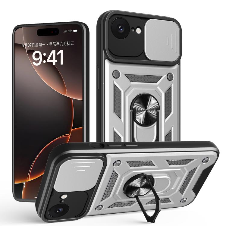 Sliding Camera Cover Design TPU+PC Phone Case, For iPhone 17e / 16e, For iPhone 17 Pro Max, For iPhone 17 Pro
