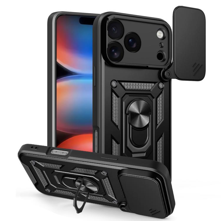 Sliding Camera Cover Design TPU+PC Phone Case, For iPhone 17e / 16e, For iPhone 17 Pro Max, For iPhone 17 Pro