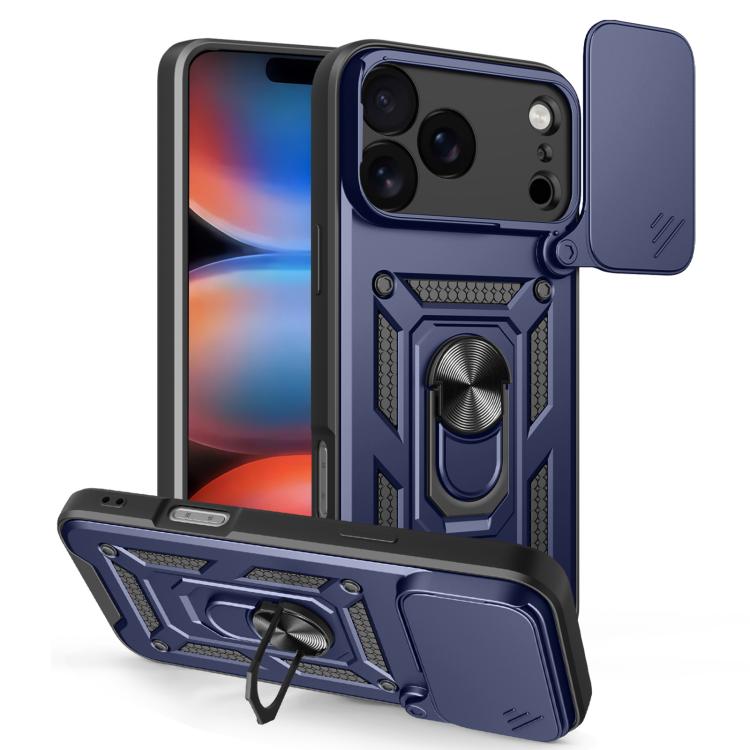 Sliding Camera Cover Design TPU+PC Phone Case, For iPhone 17e / 16e, For iPhone 17 Pro Max, For iPhone 17 Pro