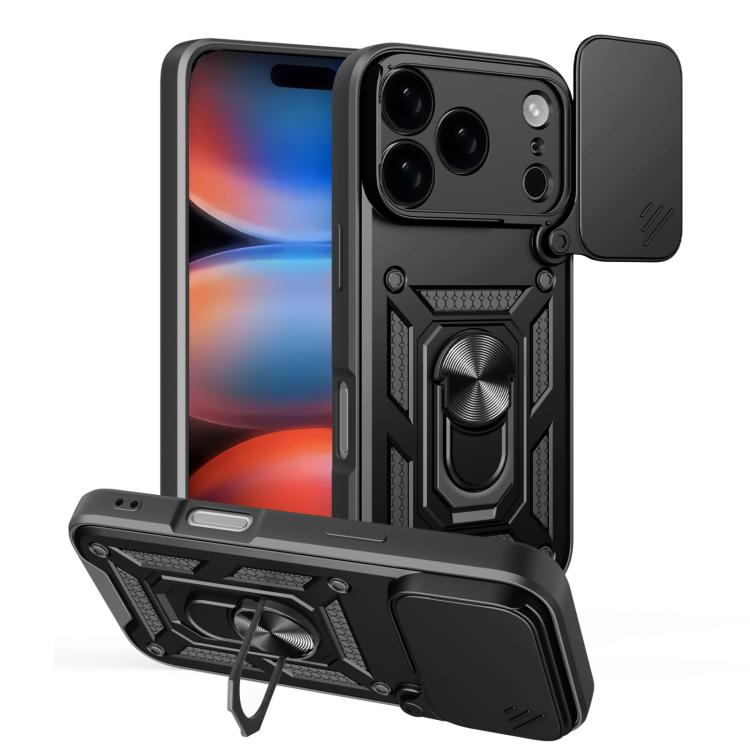 Sliding Camera Cover Design TPU+PC Phone Case, For iPhone 17e / 16e, For iPhone 17 Pro Max, For iPhone 17 Pro