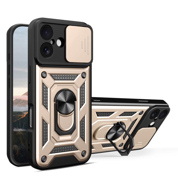 Sliding Camera Cover Design TPU+PC Phone Case, For iPhone 17, For iPhone Air, For iPhone 16 Pro Max