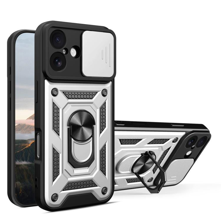 Sliding Camera Cover Design TPU+PC Phone Case, For iPhone 17, For iPhone Air, For iPhone 16 Pro Max