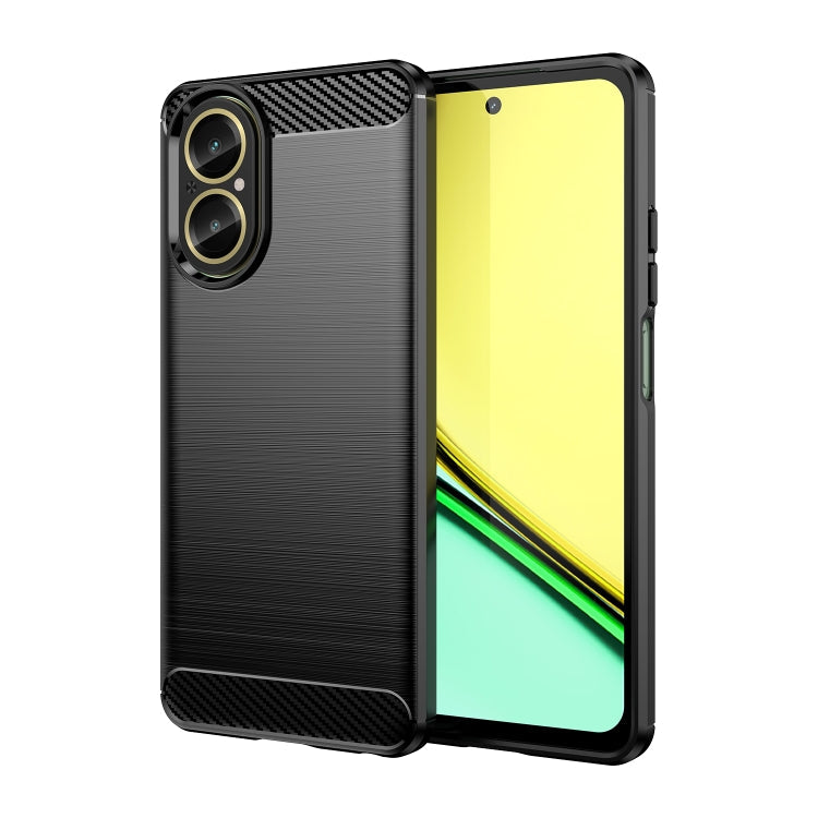 Carbon Fiber Brushed Texture TPU Phone Case, For Realme GT 6T, For Realme GT Neo6, For Realme GT Neo6 SE, For Realme Note 50, For Realme 12 Pro 5G, For Realme 12 Pro+ 5G, For Realme C67 4G, For Realme Narzo 60X