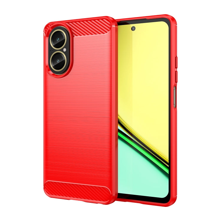 Carbon Fiber Brushed Texture TPU Phone Case, For Realme GT 6T, For Realme GT Neo6, For Realme GT Neo6 SE, For Realme Note 50, For Realme 12 Pro 5G, For Realme 12 Pro+ 5G, For Realme C67 4G, For Realme Narzo 60X
