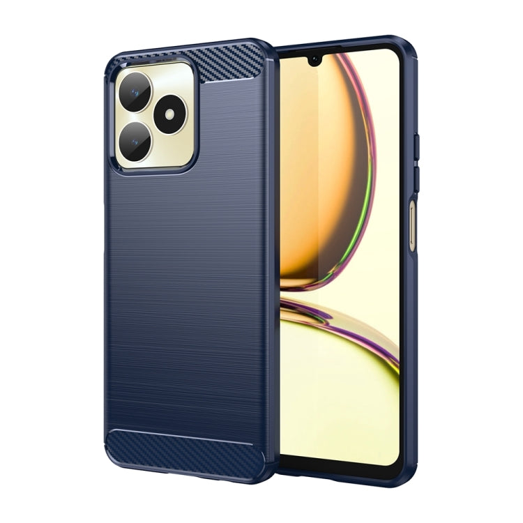 Carbon Fiber Brushed Texture TPU Phone Case, For Realme GT 6T, For Realme GT Neo6, For Realme GT Neo6 SE, For Realme Note 50, For Realme 12 Pro 5G, For Realme 12 Pro+ 5G, For Realme C67 4G, For Realme Narzo 60X