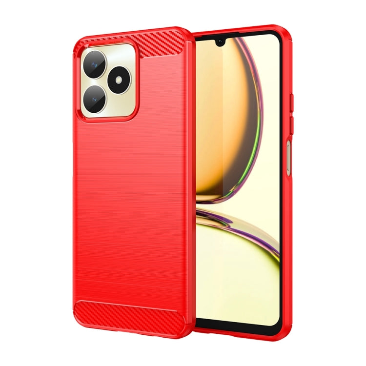 Carbon Fiber Brushed Texture TPU Phone Case, For Realme GT 6T, For Realme GT Neo6, For Realme GT Neo6 SE, For Realme Note 50, For Realme 12 Pro 5G, For Realme 12 Pro+ 5G, For Realme C67 4G, For Realme Narzo 60X