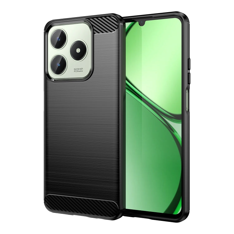 Carbon Fiber Brushed Texture TPU Phone Case, For Realme C75, For Realme GT 7 Pro, For Realme P1 Speed, For Realme 13 Pro 5G, For Realme 13 Pro+ 5G, For Realme GT 6, For Realme C61, For Realme C63