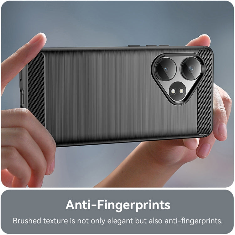 Carbon Fiber Brushed Texture TPU Phone Case, For Realme GT 6T, For Realme GT Neo6, For Realme GT Neo6 SE, For Realme Note 50, For Realme 12 Pro 5G, For Realme 12 Pro+ 5G, For Realme C67 4G, For Realme Narzo 60X