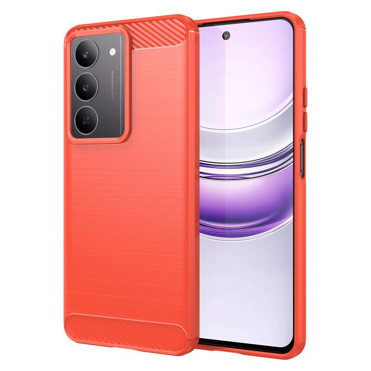 Carbon Fiber Brushed Texture TPU Phone Case, For Realme 15 Pro 5G, For Realme 15 5G, For Realme V70S, For Realme V70, For Realme C75x, For Realme 14x India, For Realme 14x 5G, For Realme V60 Pro