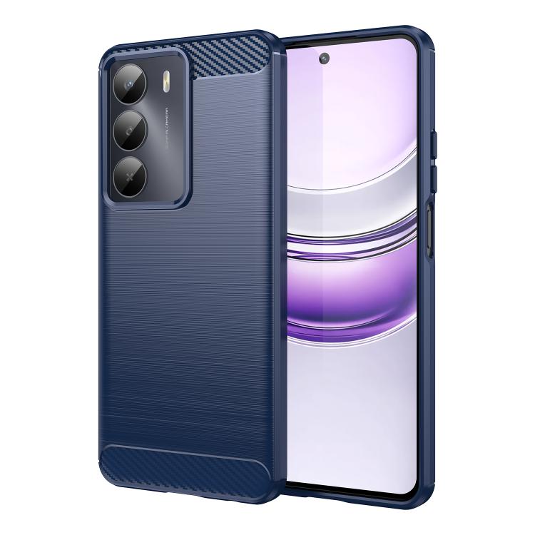 Carbon Fiber Brushed Texture TPU Phone Case, For Realme 15 Pro 5G, For Realme 15 5G, For Realme V70S, For Realme V70, For Realme C75x, For Realme 14x India, For Realme 14x 5G, For Realme V60 Pro